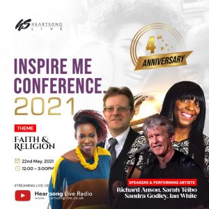HeartsongLive set for Inspire Me Conference 2021 to mark 4th Anniversary