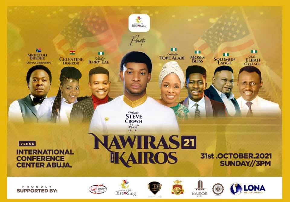 Minister Steve Crown, Pastor Jerry Eze, Celestine Donkor, Tope Alabi & Others For "NAWIRAS KAIRO 2021" Minister Steve Crown, Pastor Jerry Eze, Celestine Donkor, Tope Alabi & Others For "NAWIRAS KAIRO 2021"
