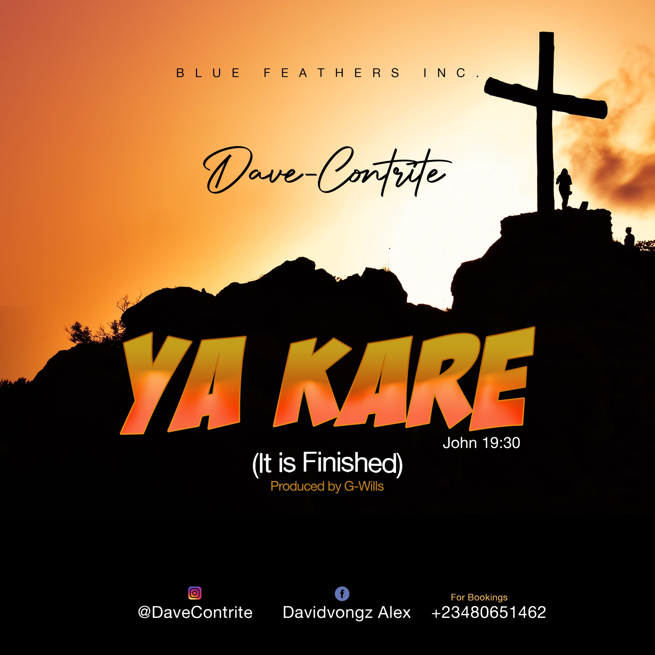 Download Mp3: Dave Contrite - Ya Kare (It Is Finished)