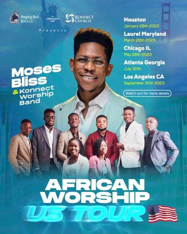 Moses Bliss & Konnect Worship headlines The African Worship US Tour Moses Bliss & Konnect Worship headlines The African Worship US Tour